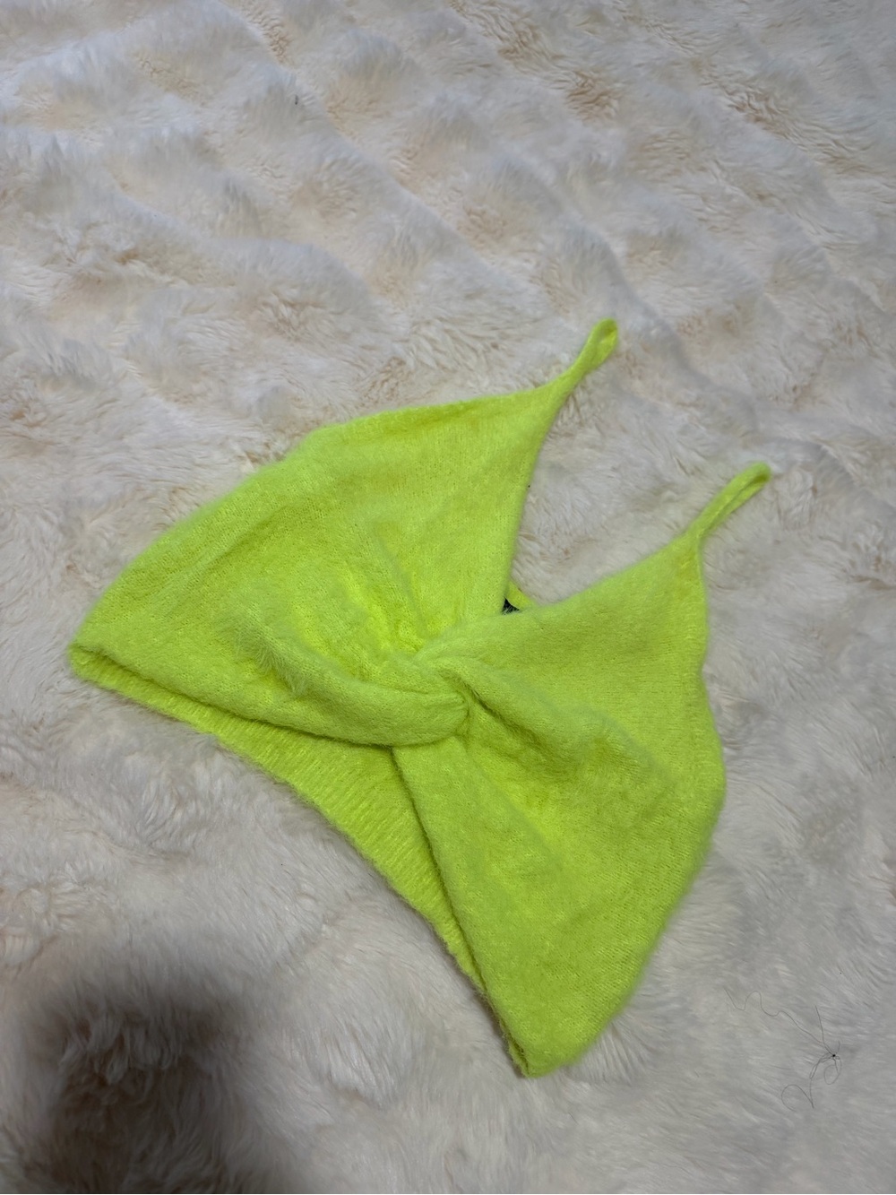 Neon Yellow Knotted shirt